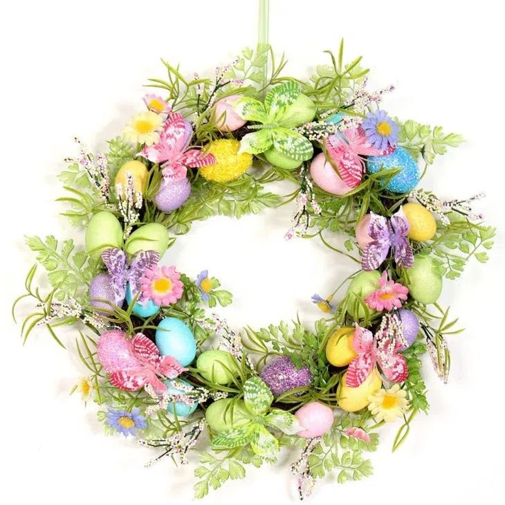 Easter Egg Wreath Diy
