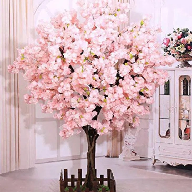 Fake Outdoor Plants Wedding Cherry Blossom