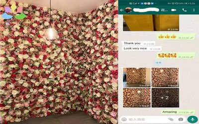 Flower wall decor