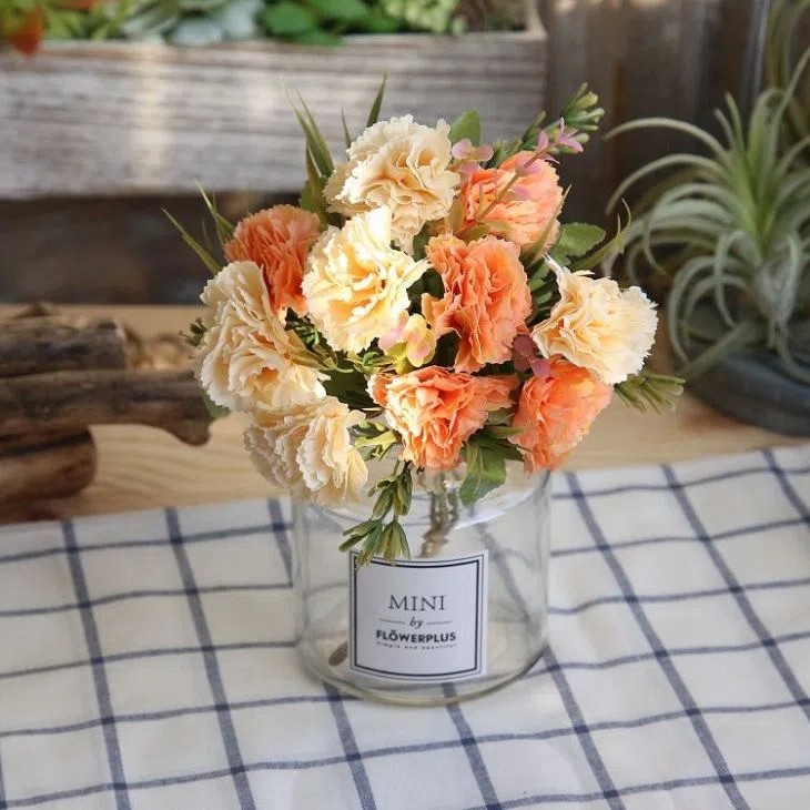 Artificial Carnation Bouquet