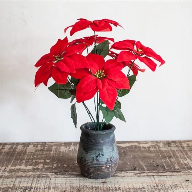 Artificial Poinsettia Plants