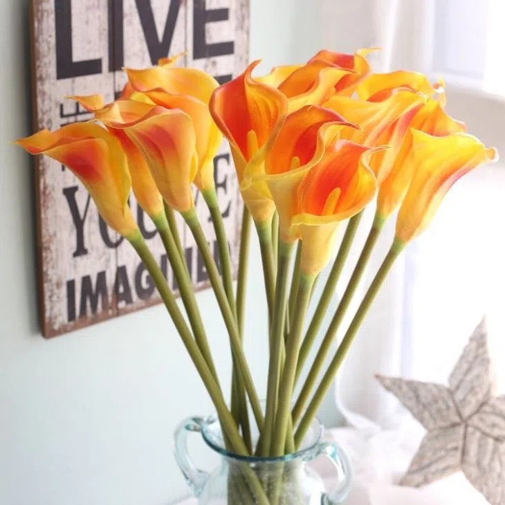 Artificial PU Calla Lily