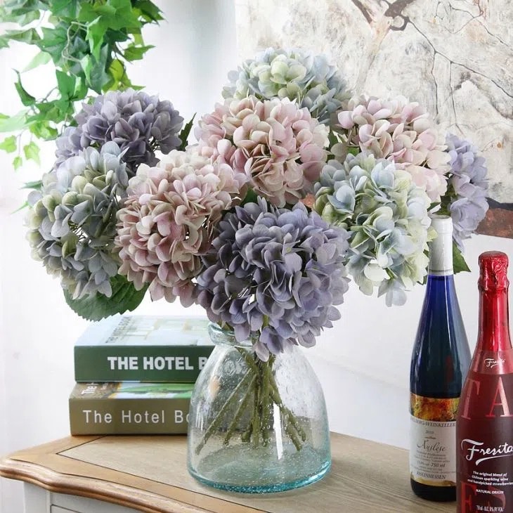 Blue Silk Hydrangea