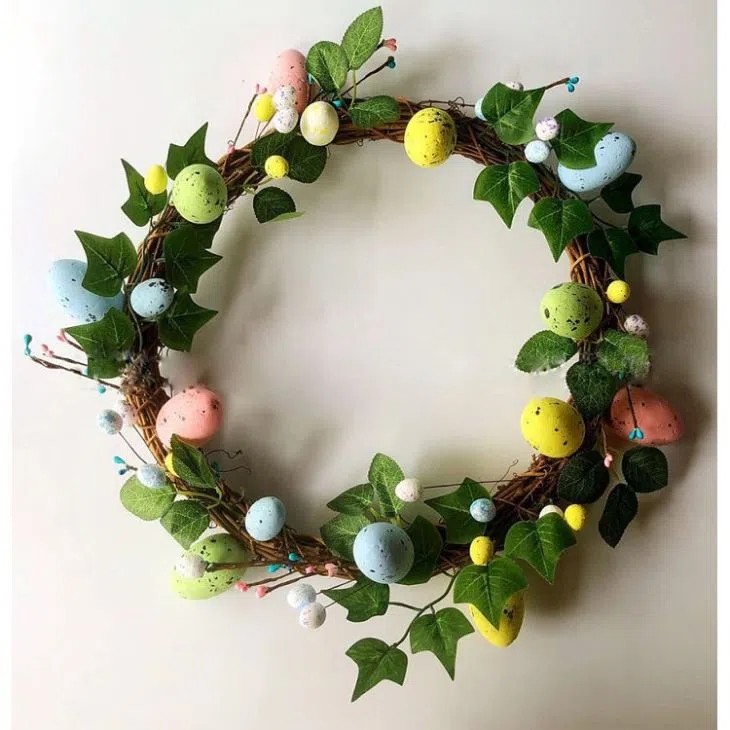 Easter Egg Wreath