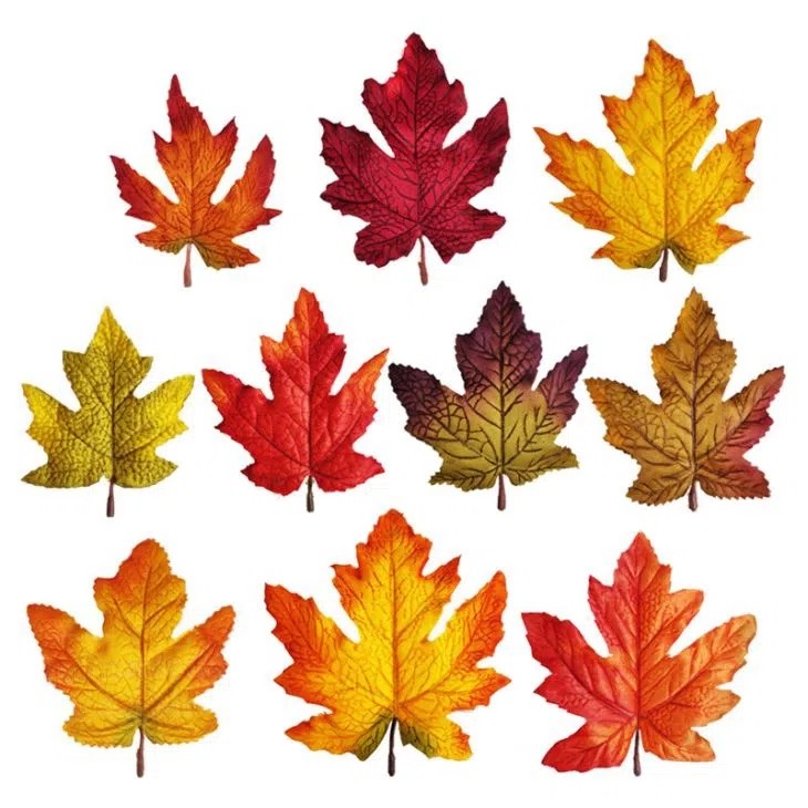 Fall Artificial Harvest Leaves