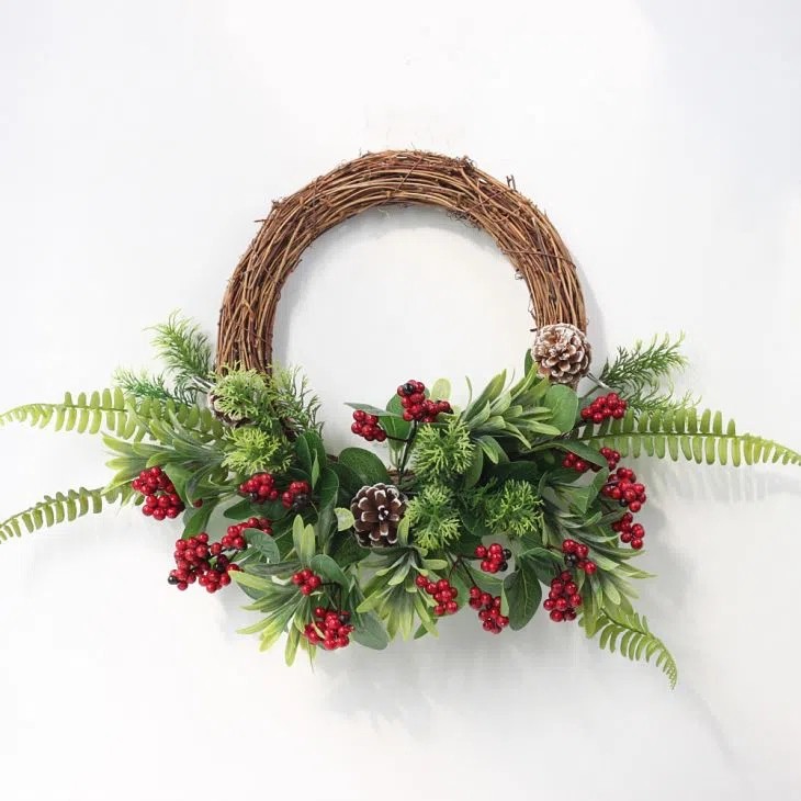 Farmhouse Christmas Wreath