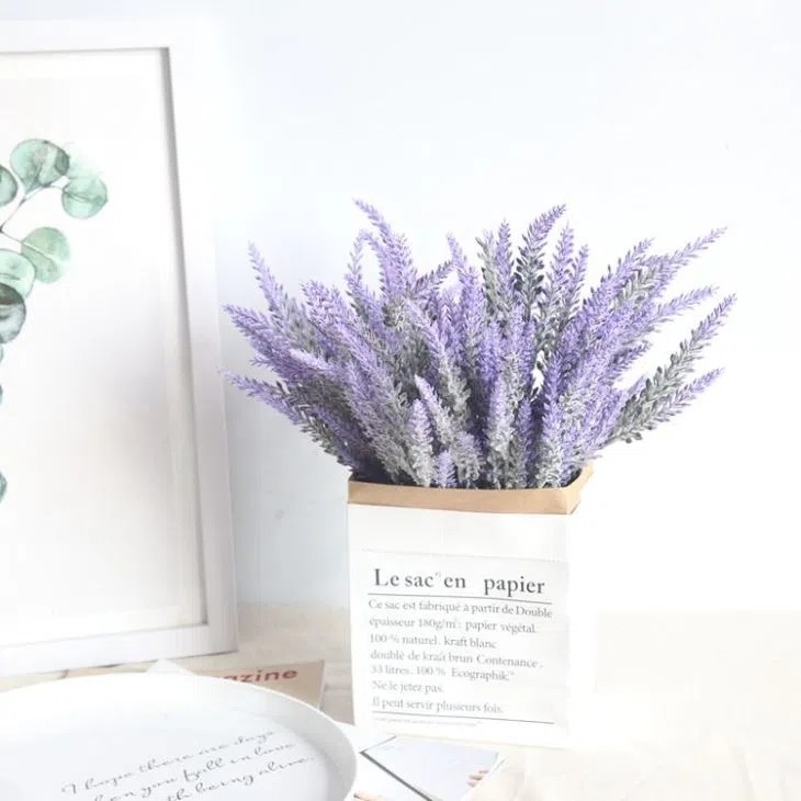 Plastic Lavender Flower